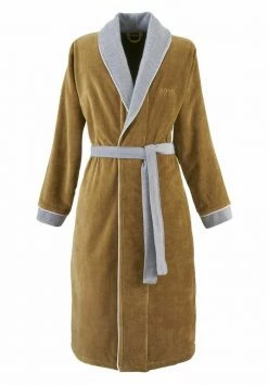 Meilleure vente 😍 HUGO BADEMANTEL - Peignoir - Camel 🔔