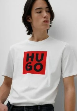 Meilleure affaire 👏 HUGO DALTOR - T-shirt Imprimé - White 🔔 -HUGO Sales 299a92d453134d5d9fbd198fce7fcb6a