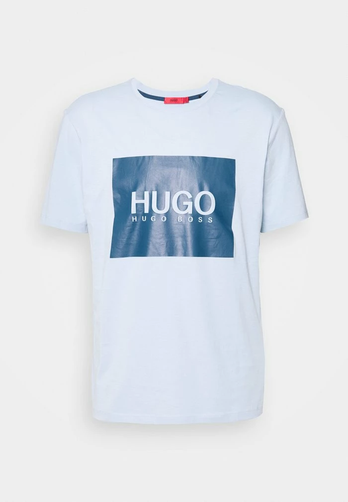 Top 10 🛒 HUGO DOLIVE - T-shirt Imprimé - Light Pastel Blue ⭐ 5 Top 10 🛒 HUGO DOLIVE - T-shirt Imprimé - Light Pastel Blue ⭐ – Image 5