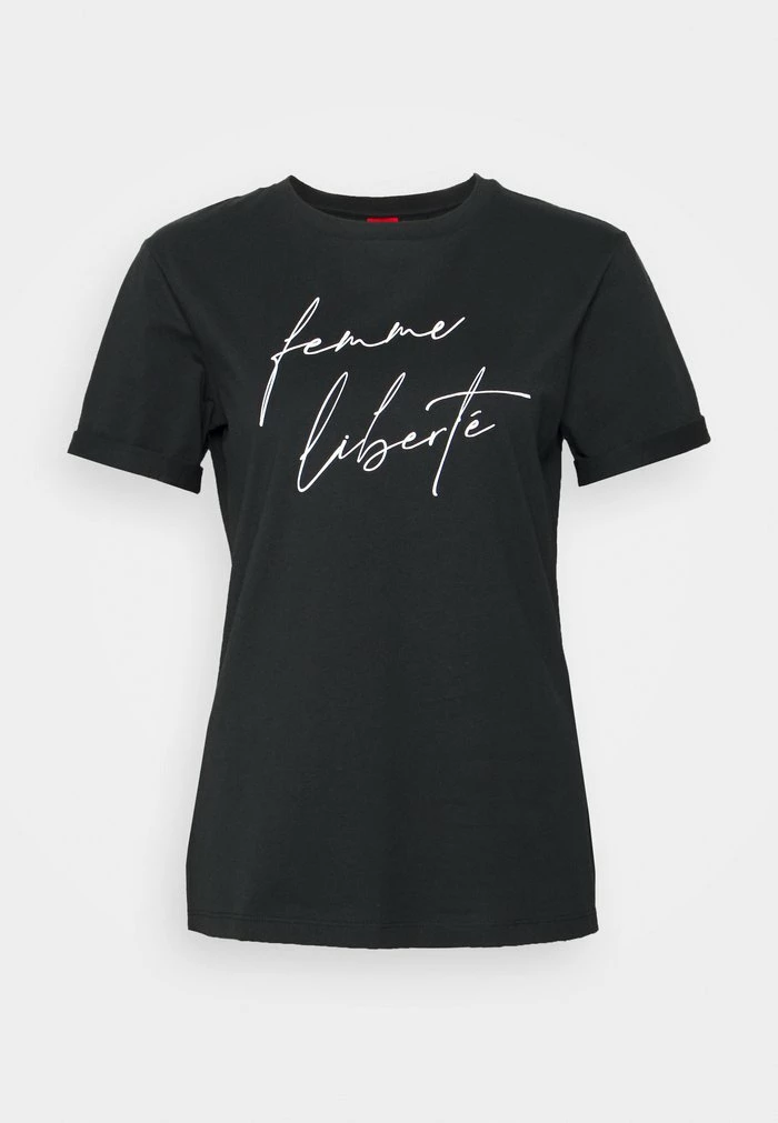 Meilleur prix 🧨 HUGO DIBIUSA - T-shirt Imprimé - Black 😉 7 Meilleur prix 🧨 HUGO DIBIUSA - T-shirt Imprimé - Black 😉 – Image 7