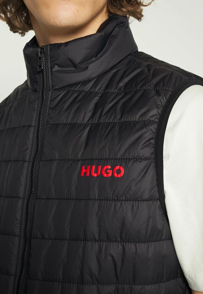 Promo 🔔 HUGO BENTINO - Veste Sans Manches - Black 👏 6 Promo 🔔 HUGO BENTINO - Veste Sans Manches - Black 👏 – Image 6
