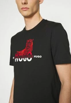 Les meilleures critiques de 🔔 HUGO DATERTIGER - T-shirt Imprimé - Black 🤩 -HUGO Sales 2bdc871b23594f3fa8ea4a632223a722