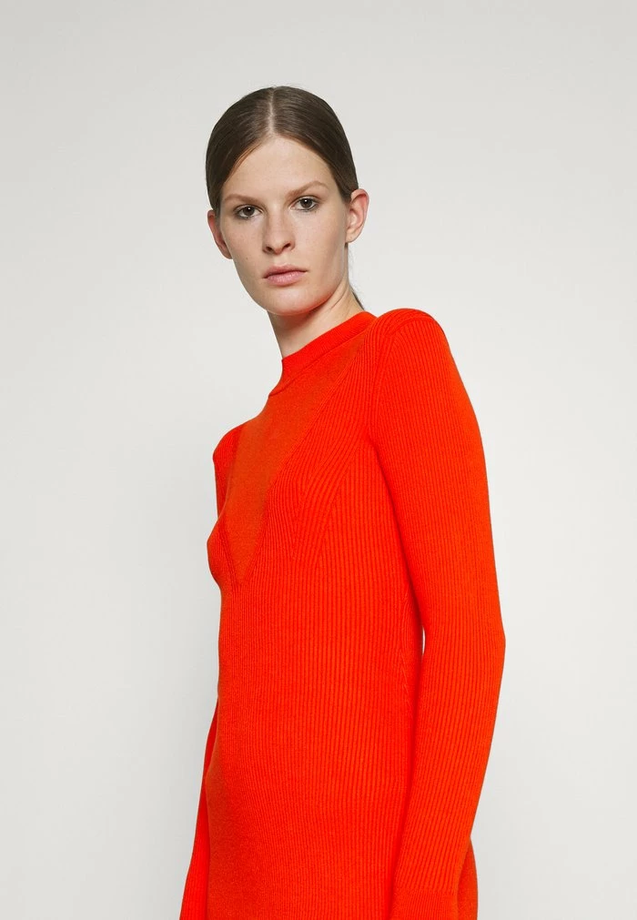 Meilleur prix 😉 HUGO SARINETTE - Robe Pull - Bright Red 🥰 5 Meilleur prix 😉 HUGO SARINETTE - Robe Pull - Bright Red 🥰 – Image 5