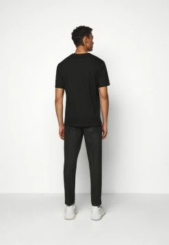 Meilleure vente 👏 HUGO DOLIVE - T-shirt Imprimé - Black/blue 😉 -HUGO Sales 2d0bb7a15e9f4352854c7136cdcdedee