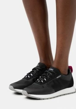 Meilleure vente 😍 HUGO ICELIN RUNN - Baskets Basses - Black 🌟