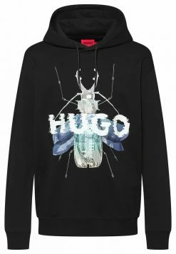Nouveau 🔥 HUGO Sweat à Capuche - Black 🔥 -HUGO Sales 2e0e62f7a913438fb4a5ab7d84319bda