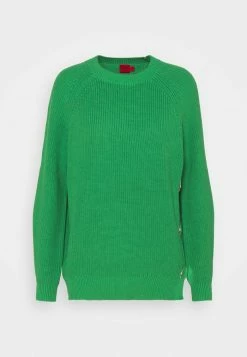 Remise ✔️ HUGO SHILOH - Pullover - Medium Green 😉 -HUGO Sales 2e4dab8ce86846e8a62eeb4b68c5b553