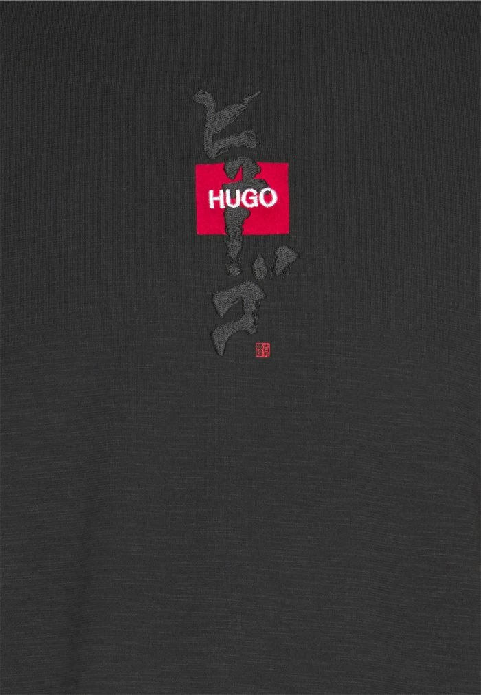 Le moins cher 👏 HUGO DASABI - T-shirt Imprimé - Black 🎉 3 Le moins cher 👏 HUGO DASABI - T-shirt Imprimé - Black 🎉 – Image 3
