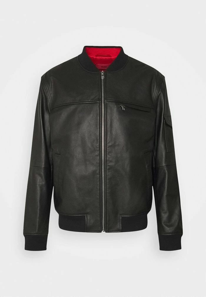 Promo 💯 HUGO LIVIUS - Veste En Cuir - Black 🎉 6 Promo 💯 HUGO LIVIUS - Veste En Cuir - Black 🎉 – Image 6