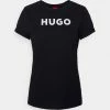 Bon marché 🔔 HUGO THE TEE - T-shirt Imprimé - Black 🔥
