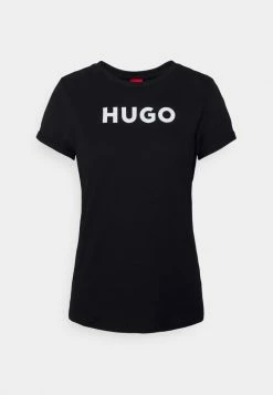 Bon marché 🔔 HUGO THE TEE - T-shirt Imprimé - Black 🔥