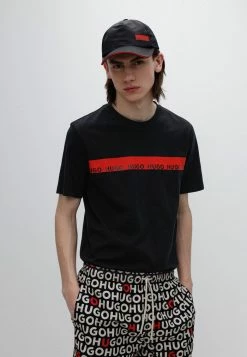 Promo ❤️ HUGO DIZIANO - T-shirt Imprimé - Black 👏