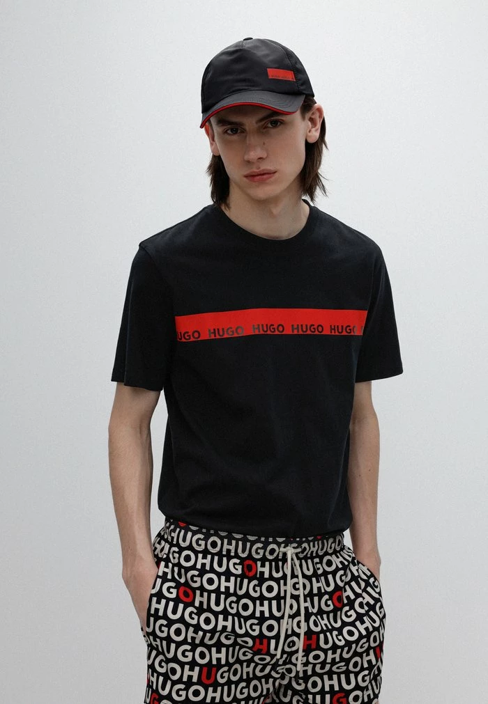 Promo ❤️ HUGO DIZIANO - T-shirt Imprimé - Black 👏 1 Promo ❤️ HUGO DIZIANO - T-shirt Imprimé - Black 👏