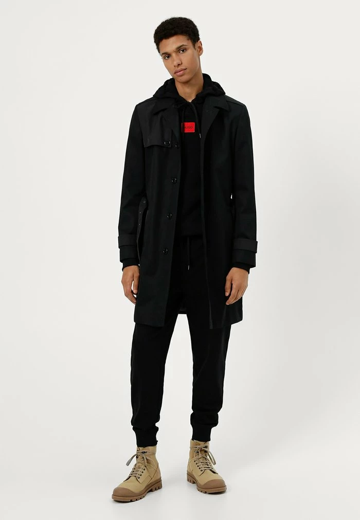 Grosses soldes 🔔 HUGO MELTON - Trench - Black 😉 2 Grosses soldes 🔔 HUGO MELTON - Trench - Black 😉 – Image 2