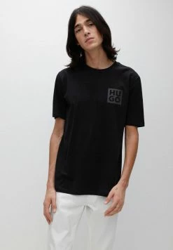 Remise 👏 HUGO DETZINGTON - T-shirt Imprimé - Schwarz Schwarz 🔥