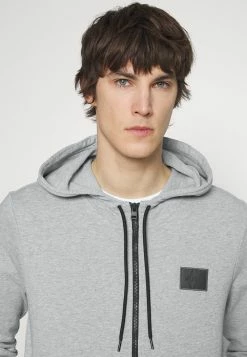 Offres 👍 HUGO DAPLE - Sweat à Capuche Zippé - Dark Grey 🧨 -HUGO Sales 31c5f90e4add4372bda1142a7193c0c2