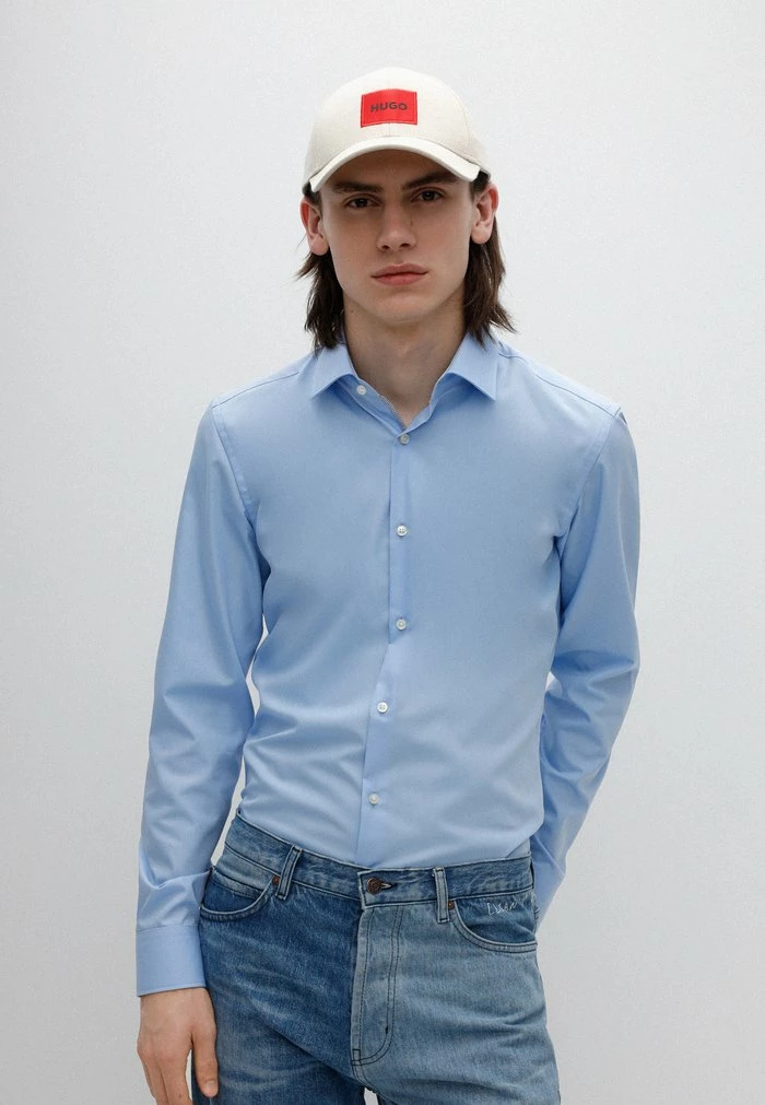 Promo 🤩 HUGO KOEY - Chemise Classique - Light Blue 🎁 1 Promo 🤩 HUGO KOEY - Chemise Classique - Light Blue 🎁