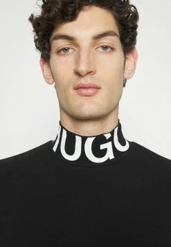 Promo ⌛ HUGO DARDINI - T-shirt à Manches Longues - Black 🎁 -HUGO Sales 32c4e091bfd8451e8febddbc0b67a420