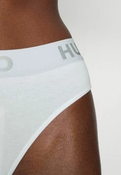 Tout neuf 😀 HUGO THONG SPORTY LOGO - String - White 🧨 -HUGO Sales 32ce189d803248f28ece95217e36deeb