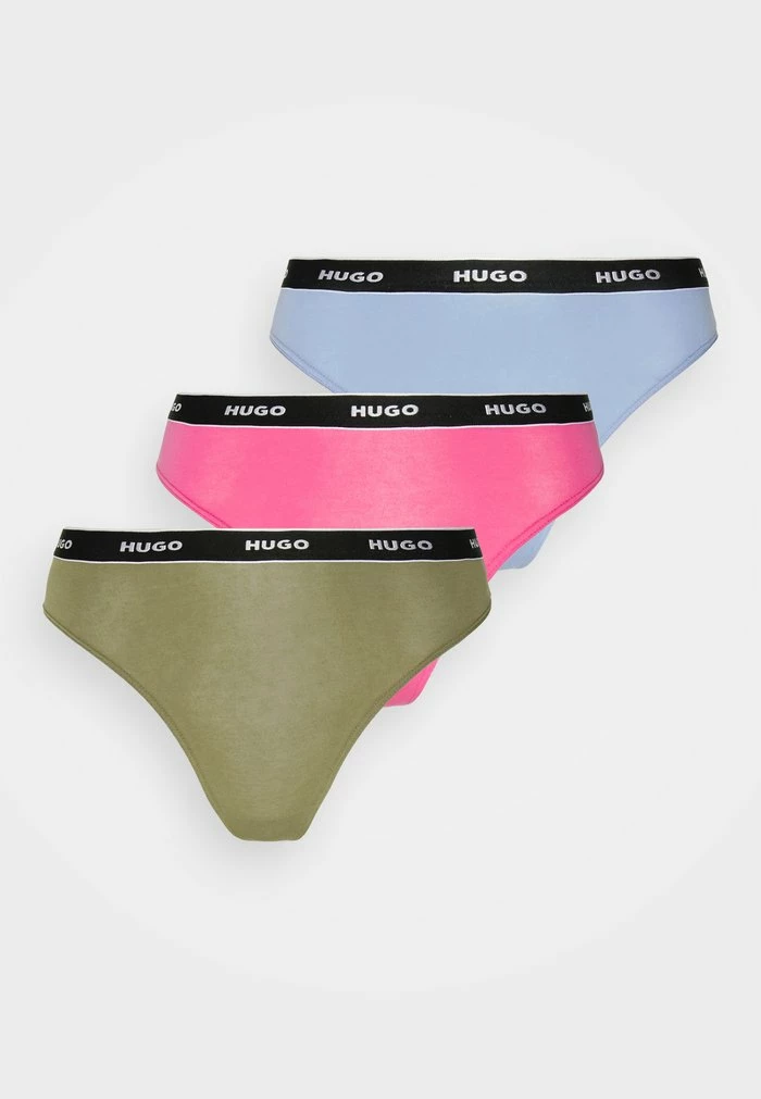 Sortie 👏 HUGO TRIPLET THONG STRIPE 3 PACK - String - Hellblau 🎁 6 Sortie 👏 HUGO TRIPLET THONG STRIPE 3 PACK - String - Hellblau 🎁 – Image 6