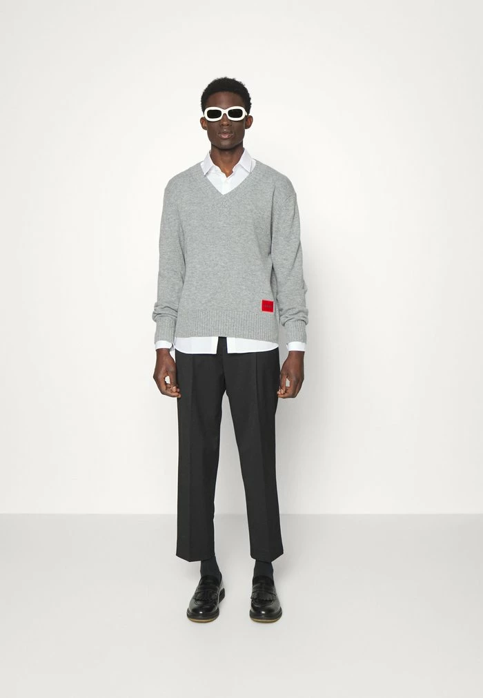 De gros 👏 HUGO SDEEP - Pullover - Grey ⌛ 2 De gros 👏 HUGO SDEEP - Pullover - Grey ⌛ – Image 2