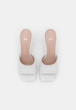Vente flash 👏 HUGO TONIC - Mules à Talons - White 💯 -HUGO Sales 351945c11cd54b1ebd3a979b0506d6bd