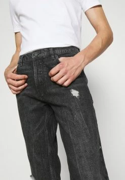 Meilleure vente 😀 HUGO Jean Slim - Charcoal ✨ -HUGO Sales 361db2aceac0495598c30944735f3ba7