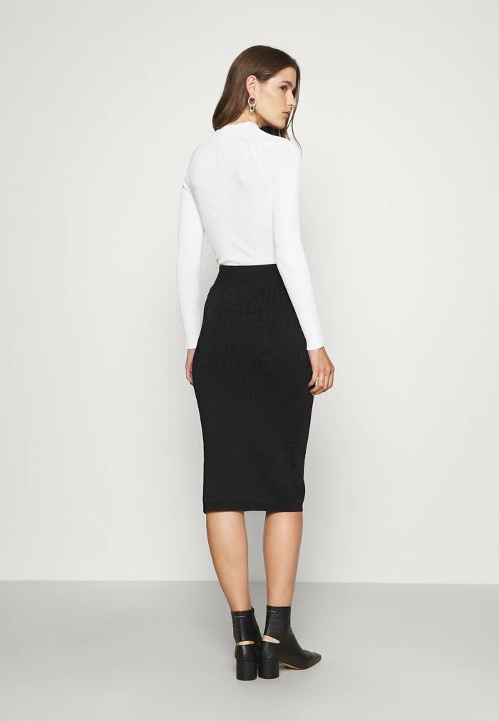 Sortie 🎁 HUGO SAMENA - Jupe Crayon - Black 🧨 3 Sortie 🎁 HUGO SAMENA - Jupe Crayon - Black 🧨 – Image 3