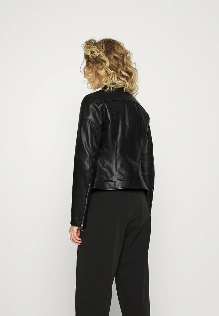 Top 10 ✔️ HUGO LASENA - Veste En Cuir - Black 🧨 3 Top 10 ✔️ HUGO LASENA - Veste En Cuir - Black 🧨 – Image 3