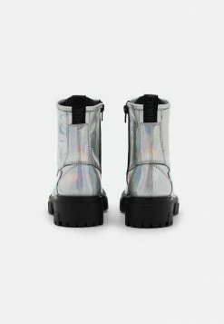 Meilleure vente ❤️ HUGO AXEL BOOTIE - Bottines à Lacets - Silver-coloured ⭐ -HUGO Sales 389183df53894096a3bbc1ac0543f00b