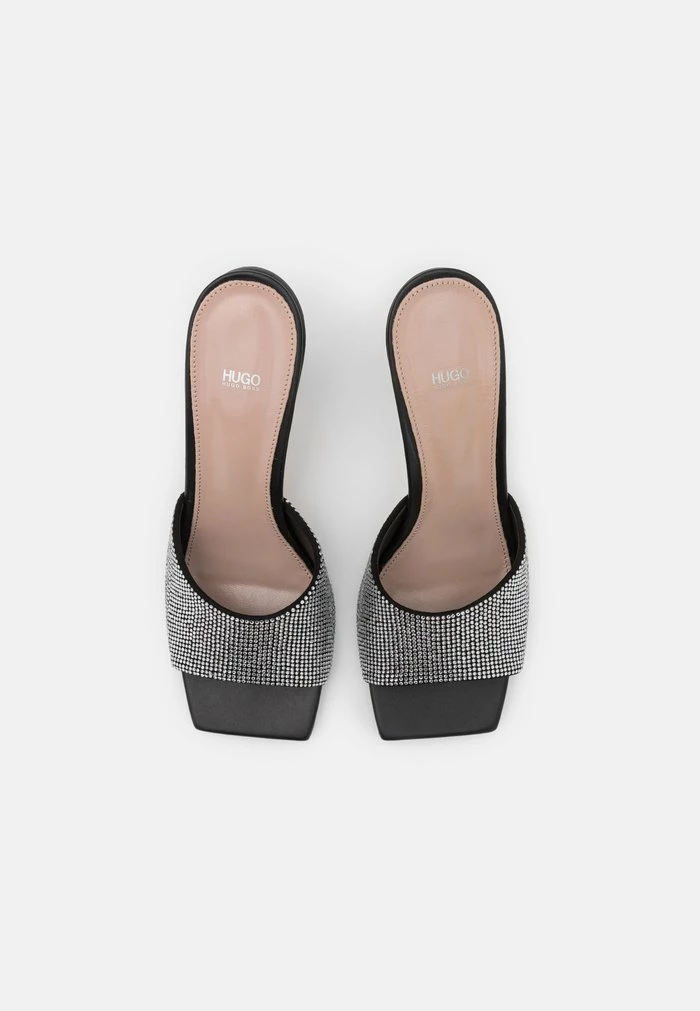 Tout neuf 🧨 HUGO TONIC MULE - Mules à Talons - Black 👍 5 Tout neuf 🧨 HUGO TONIC MULE - Mules à Talons - Black 👍 – Image 5