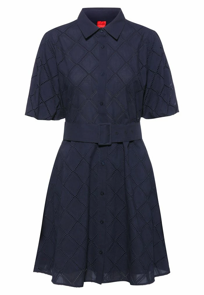 Offres ✨ HUGO Robe Chemise - Dark Blue 🛒 6 Offres ✨ HUGO Robe Chemise - Dark Blue 🛒 – Image 6