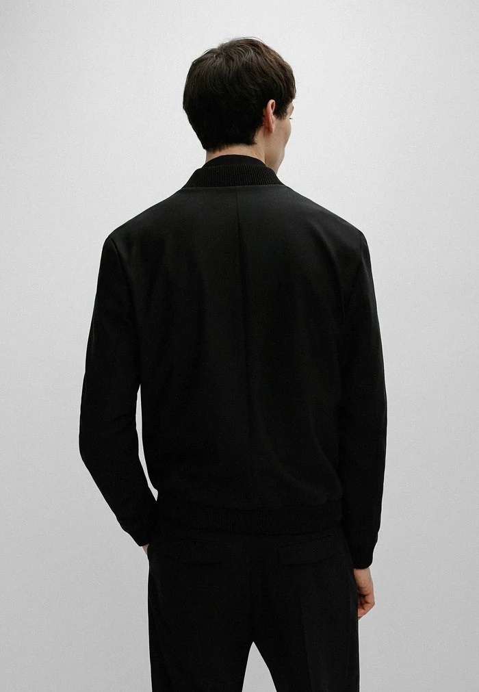 Le moins cher 😀 HUGO UKASHI - Blouson Bomber - Black 💯 3 Le moins cher 😀 HUGO UKASHI - Blouson Bomber - Black 💯 – Image 3