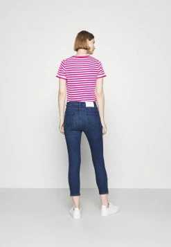 Meilleur prix 🔥 HUGO LOU CROPPED - 👖 Jeans Skinny - Medium Blue 🌟 -HUGO Sales 3e3377d7fa5b4855af923df64b16969d