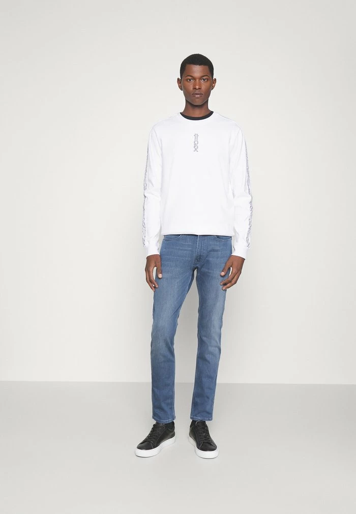 Remise 🥰 HUGO DOBY - T-shirt à Manches Longues - White 👍 2 Remise 🥰 HUGO DOBY - T-shirt à Manches Longues - White 👍 – Image 2