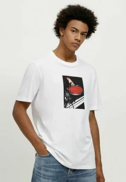 Grosses soldes 🌟 HUGO DECORD - T-shirt Imprimé - White 😀