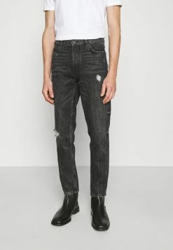 Meilleure vente 😀 HUGO Jean Slim - Charcoal ✨