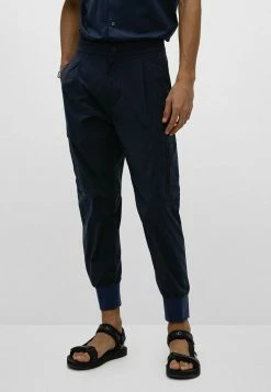 Meilleure affaire 🔔 HUGO GLAVIN - Pantalon Cargo - Dark Blue ❤️