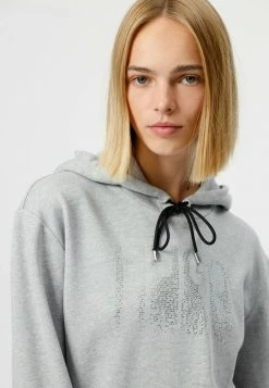 Remise 😉 HUGO Sweat à Capuche - Grey 🔔 -HUGO Sales 40c4673519f04998af203fa76fde750b