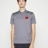 De gros 👍 HUGO DERESOM - Polo - Silver 🤩