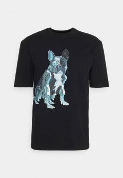 Meilleure vente 🧨 HUGO DOBODOG - T-shirt Imprimé - Black ✔️ -HUGO Sales 41a4b18f10d842f0a70f415fc18f8b2a