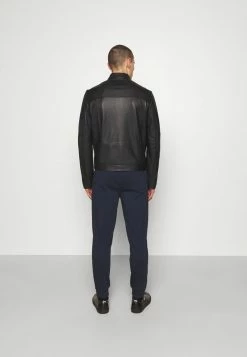 Budget 🔔 HUGO LOKIS - Veste En Cuir - Black 👏 -HUGO Sales 41d1c229a8a64a54a16f917ab72c0c79