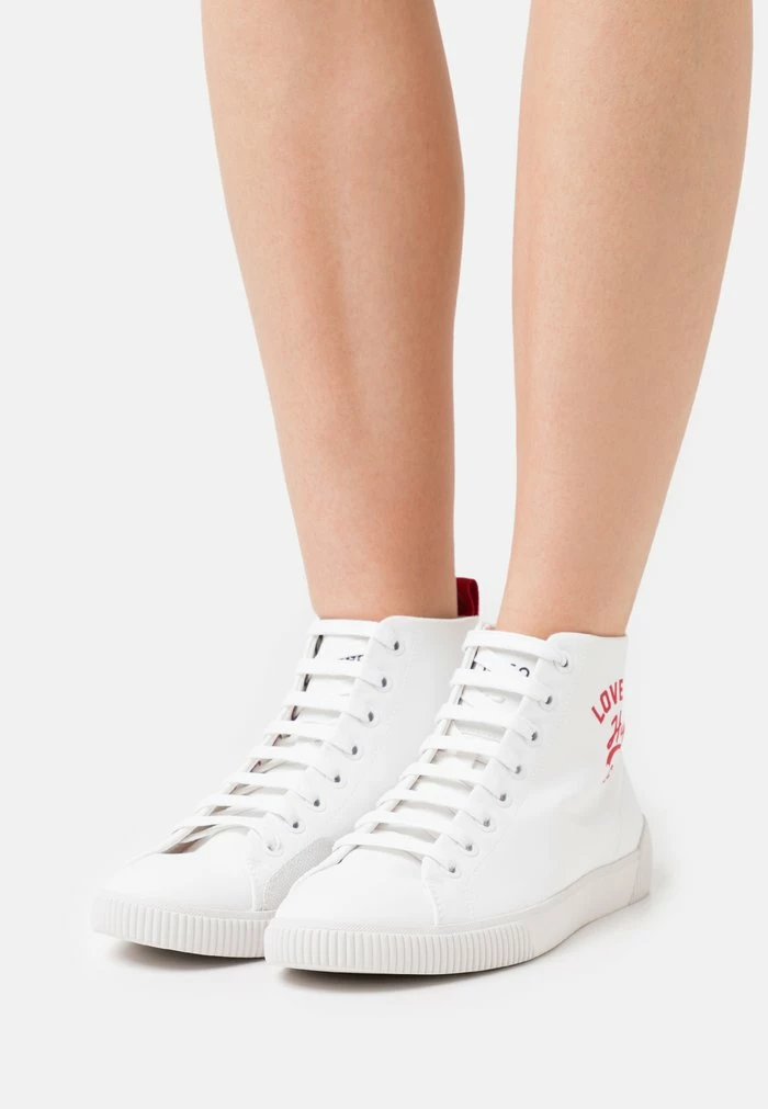 Meilleure vente 👍 HUGO Baskets Montantes - Open White ✔️ 1 Meilleure vente 👍 HUGO Baskets Montantes - Open White ✔️