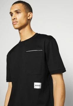 Vente flash 😉 HUGO DOPRENDO - T-shirt Imprimé - Black 💯 -HUGO Sales 42dc968d0d294d0180d1788da585df86