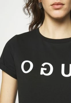 Sortie 🧨 HUGO THE TEE - T-shirt Imprimé - Black 🧨 -HUGO Sales 42e975cfa80b4b8ea8dad46c7e5b30c5