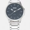 Le moins cher 🎉 HUGO FIRST - Montre - Silver-coloured/blue 🌟