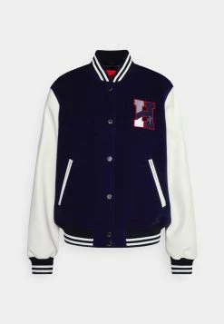 Remise 🤩 HUGO FABRIENNE - Blouson Bomber - Open Blue 🔥