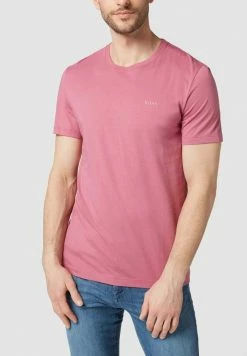 Coupon 🛒 HUGO MIT BRAND-PRINT MODELL 'DOLIVE' - T-shirt Basique - Bleu 🔔