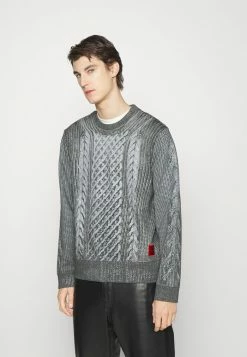 Le moins cher 🌟 HUGO DHROME - Sweatshirt - Silver 🌟