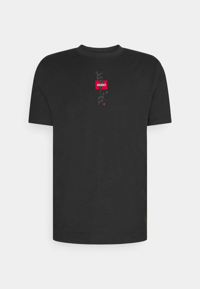 Le moins cher 👏 HUGO DASABI - T-shirt Imprimé - Black 🎉 1 Le moins cher 👏 HUGO DASABI - T-shirt Imprimé - Black 🎉